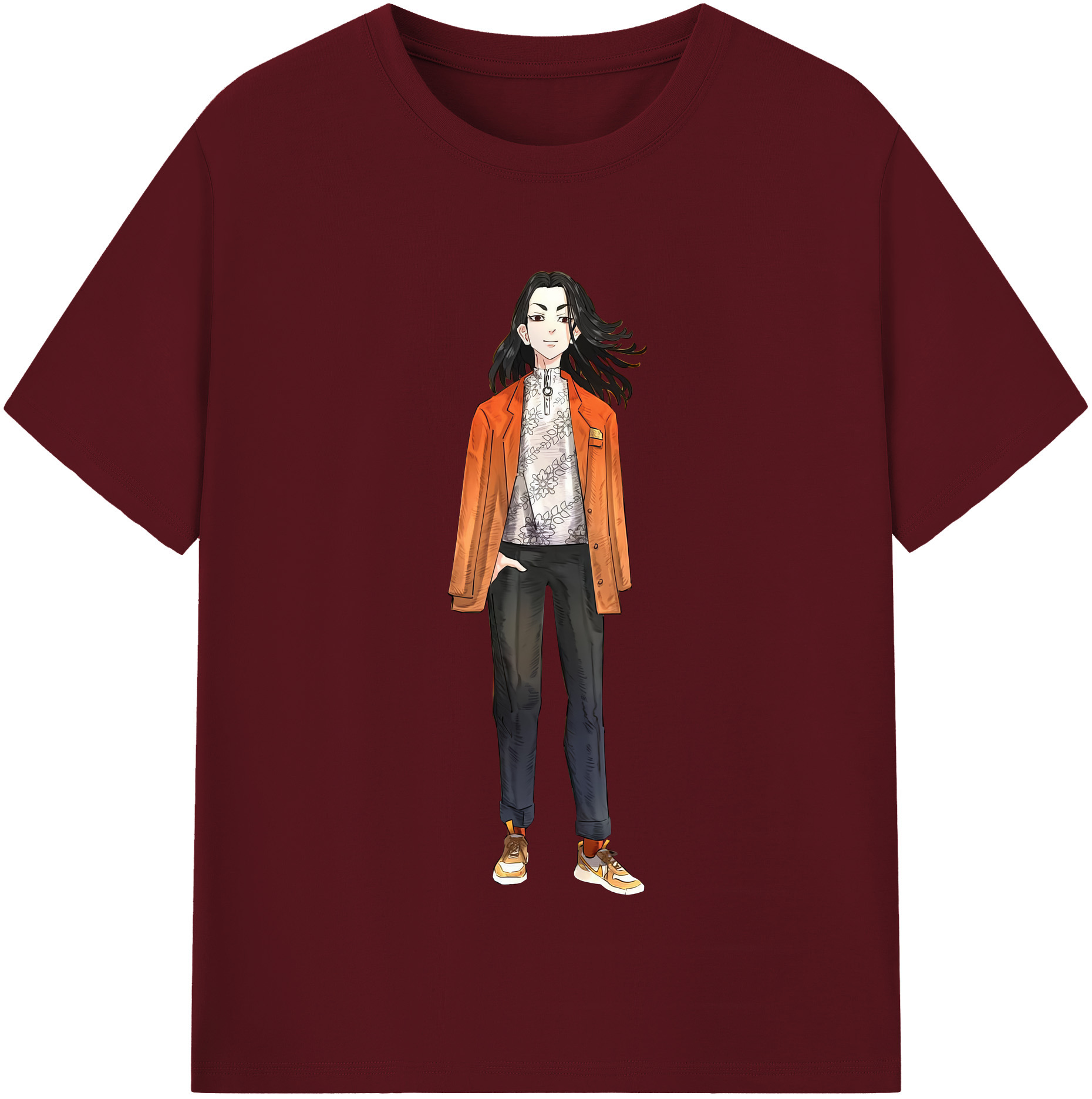 （画像用） 東京リベンジャーズ Tokyo Revengers 綿100％半袖Tシャツ（フロントプリント）